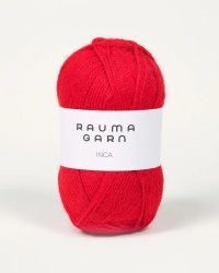 rauma garn alpacka inca röd