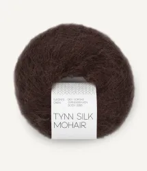 mohairgarn tunt fluffgarn