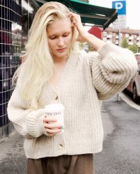 stickbeskrivning kofta halvpatent rauma