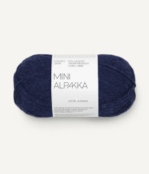 marin blå alpacka garn sandnes