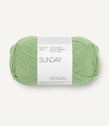 sandnes garn sunday spring green 8733