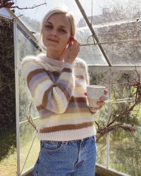 petite knit aros sweater