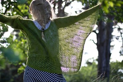 mönster tröja akka ullcentrum