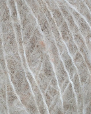 Zoom bild av rauma alpakka lin tweed ljusbeige