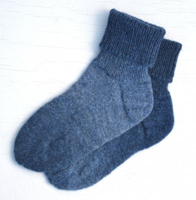 Zoom bild av Sockor mönster ullgarn Ullcentrum