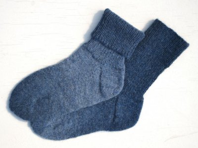 Zoom bild av Sockor mönster ullgarn Ullcentrum