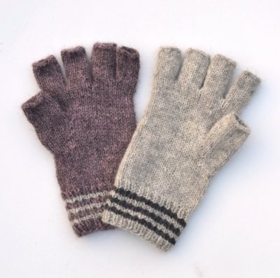 Zoom bild av stickbeskrivning torgvantar ullcentrum