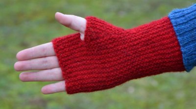 Zoom bild av Stickbeskrivning halvvante smart ullcentrum