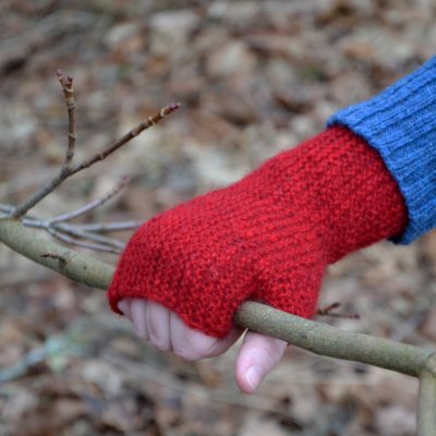 Zoom bild av Stickbeskrivning halvvante smart ullcentrum