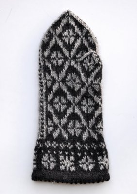 Zoom bild av Stickbeskrivning vantar sandvik ullcentrum