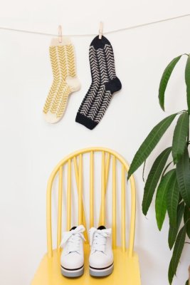 Zoom bild av garn mönster 2-tråd gammelserie rauma