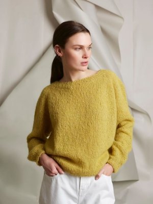 mönsterhäfte rauma garn alpacka lin stickning