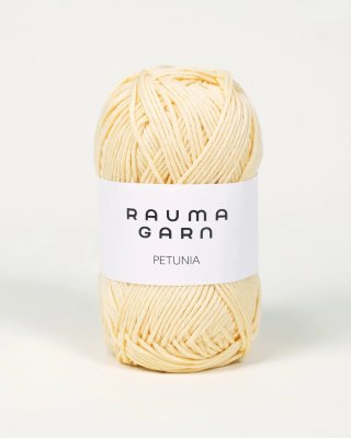 Zoom bild av bomull garn rauma petunia