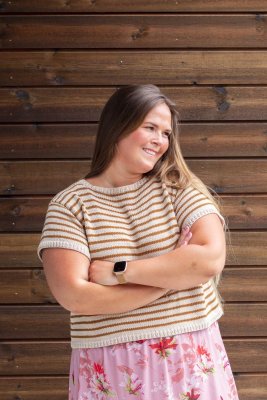 Zoom bild av rauma mönster petunia top 341-5