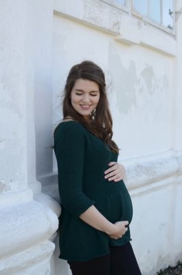 Zoom bild av rauma mönster petunia tunika tröja 341-8