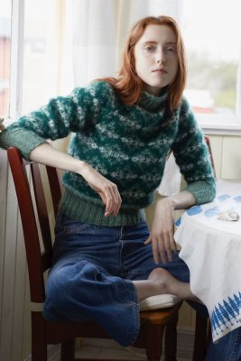 mönsterhäfte rauma garn alpacka lin stickning