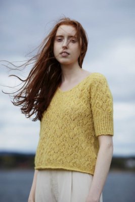 mönsterhäfte rauma garn alpacka lin stickning