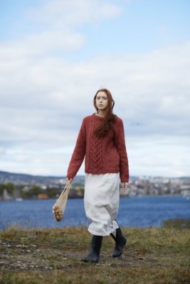 mönsterhäfte rauma garn alpacka lin stickning