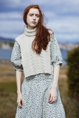 mönsterhäfte rauma garn alpacka lin stickning