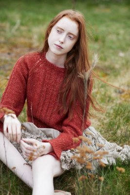 mönsterhäfte rauma garn alpacka lin stickning