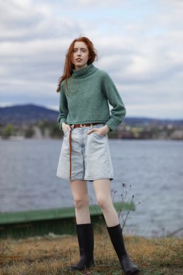 mönsterhäfte rauma garn alpacka lin stickning