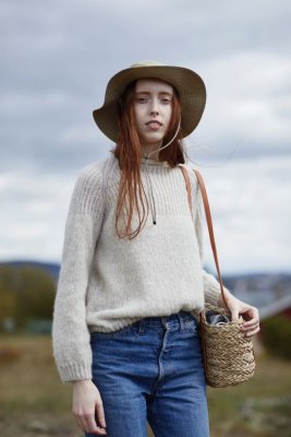 mönsterhäfte rauma garn alpacka lin stickning