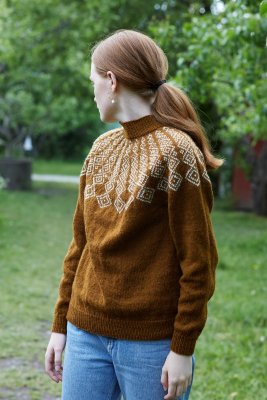rauma mönster finull tröja 353