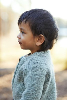 Zoom bild av garn vams rauma ullgarn stickning