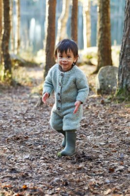 Zoom bild av garn vams rauma ullgarn stickning