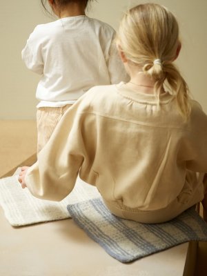 Zoom bild av Mönster sittunderlag rauma vams garn