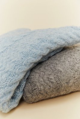 Zoom bild av mönster rauma alpaca silk tröja vindel