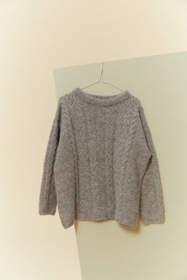 Zoom bild av mönster rauma alpaca silk tröja vindel