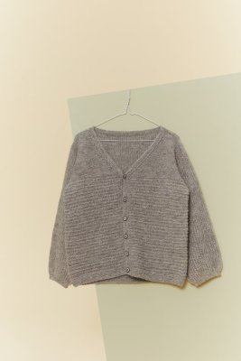 Zoom bild av mönster rauma alpaca silk tröja vita