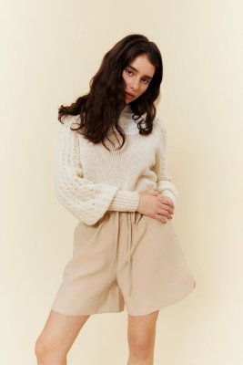 Zoom bild av mönster rauma alpaca silk tröja elna