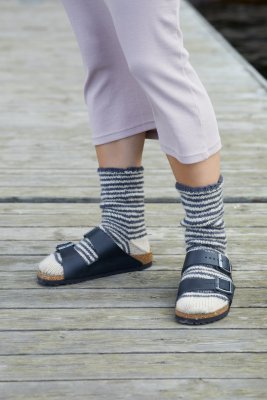 Zoom bild av Mönster rauma vandre sockar