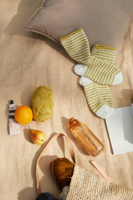 Zoom bild av Mönster rauma vandre sockar