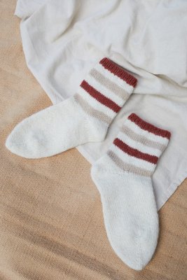 Zoom bild av Mönster rauma vandre sockar