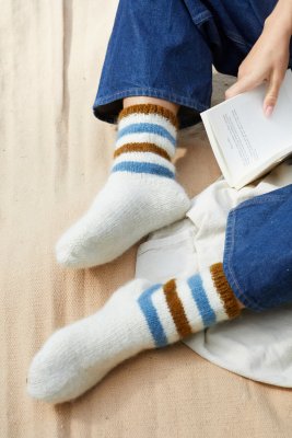 Zoom bild av Mönster rauma vandre sockar