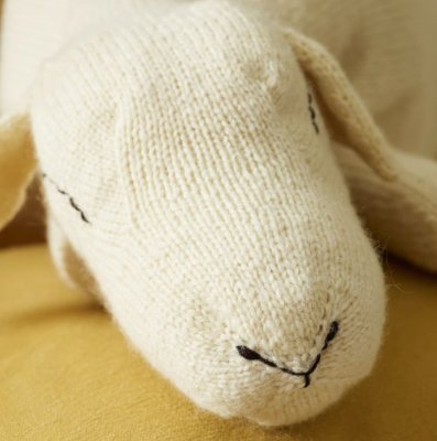 Zoom bild av mönster stora får rauma vams stickning garn