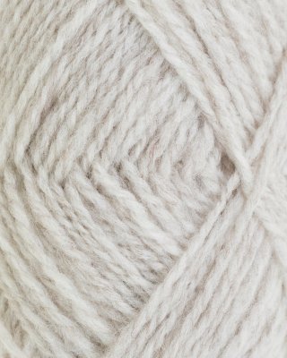 Zoom bild av rauma fivel ullgarn ljusbeige melerad