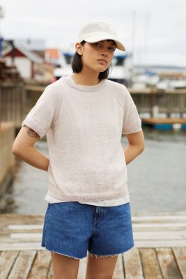 Zoom bild av mönster rauma pandora bomullsgarn 411-3