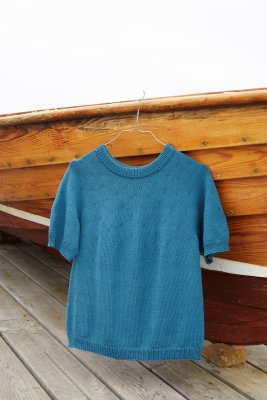 Zoom bild av mönster rauma pandora bomullsgarn 411-4