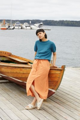 Zoom bild av mönster rauma pandora bomullsgarn 411-4