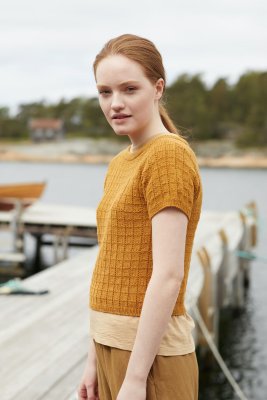 Zoom bild av Mönsterhäfte rauma bomull stickning garn