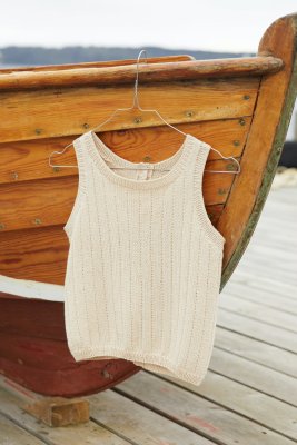 Zoom bild av Mönsterhäfte rauma bomull stickning garn
