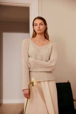 mönsterhäfte rauma garn alpacka lin stickning