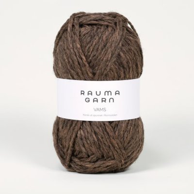 Zoom bild av vams bark 416 rauma tjockt ullgarn