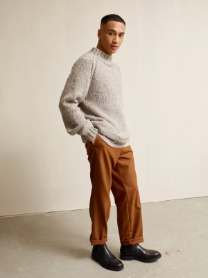 Zoom bild av mönster tröja herr rauma vams garn