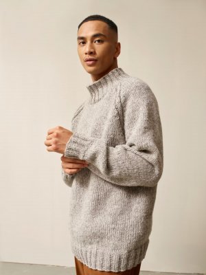 Zoom bild av mönster tröja herr rauma vams garn