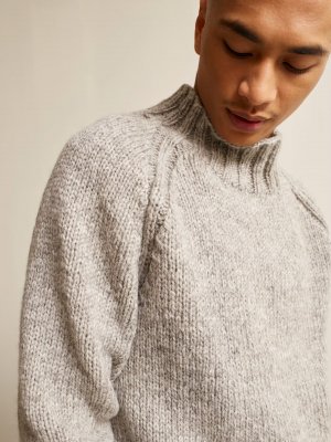 Zoom bild av mönster tröja herr rauma vams garn